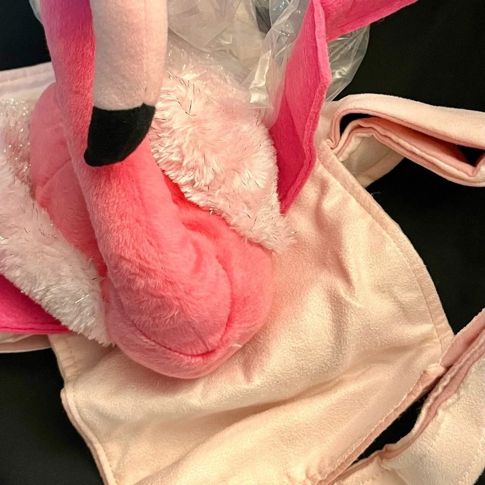 Hyde & EEK Flamingo Rider Dog Costume XL Halloween Pink Pet Apparel Outfit New